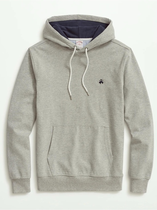 Brooks Brothers Other - Brooks Brothers Stretch Sueded Cotton Jersey Hoodie Sz Large